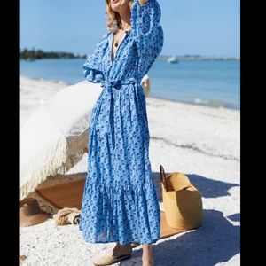 Emerson Fry Clemence maxi dress - little marigolds danube